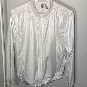 Z BY ZELLA White Mesh Zip-Up